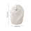 Rose LED flammeløs stearinlyslampe hvid 7,6 cm 2