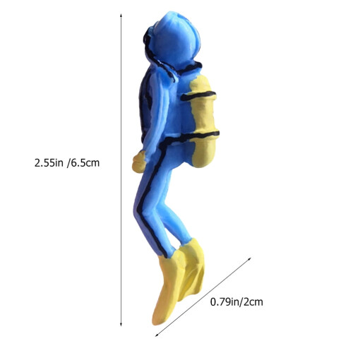 Ocean Diver Figurines 4 Pcs 6.521.8 cm 1
