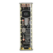 8-Sektioners 18650 Batterilåda PD 45W Supersnabb Laddningsbar Låda Svetsfri Batterilåda med Utomhusbelysning B