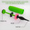 Bouteille d'hélium pour ballons, pompe à main portable verte 5