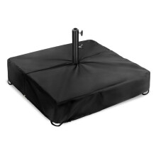 Patio Umbrella Base Cover Waterproof Outdoor Cantilever Umbrella Stand Base Cover 42"L X 42"W X 5"H Black