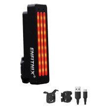 Enfitnix XlitET2 Bike Tail Lights Auto /Off Brake Sensing Taillight High-Brightness LED 5 Modes Light USB-C Rechargeable