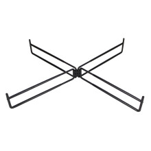 Support de Camping Pliable en Métal, Bac de Rangement Portable, Support de Seau à Glace, Support Multifonctionnel pour Sac Poubelle pour Barbecue et