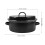 Lidded Roasting Pan Double Handles Enameled Roasting Pan Barbecue Cooking Pot 2