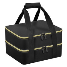 Bolsa Organizadora para Mais de 4000 Cards Colecionáveis, Estojo de Dupla Camada com Divisórias, Compatível com Taco.