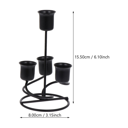 Järnljusstake Rund Slät Retro1Set 1