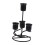 Iron Candle Holder Round Smooth Retro 1 Set 5