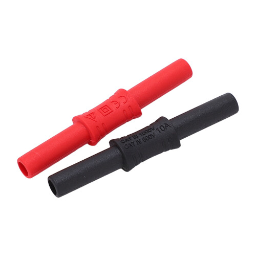 YLSHRF10-Set 4mm θηλυκό-σε-θηλυκό μονωμένοι σύνδεσμοι μπανάνας, συμβατοί με J.20009 2