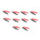 YLSHRF10-Set 4mm θηλυκό-σε-θηλυκό μονωμένοι σύνδεσμοι μπανάνας, συμβατοί με J.20009 4