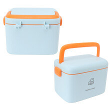 Family Medicine Storage Container with Removable Tray Large Emergency Case