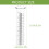 Ensemble de 2 tubes pluviomètres en verre 5