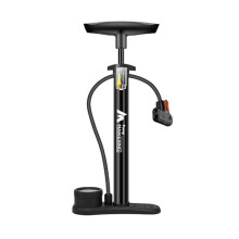 Multi-Functional Bike Pump 160PSI with Pressure Gauge with 3in1 Nozzle for Bicycles and Cars Includes