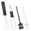 Keycap Remover Tool Set, 2 PCS Stainless Steel Keycap Pullers with 2 PCS Keyboard Brushes for Mechanical Keyboard 1