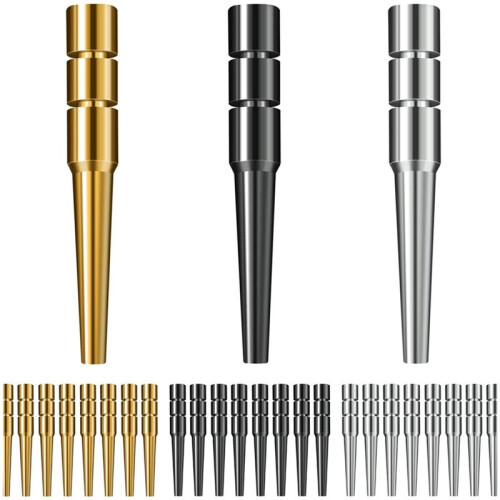 24pcs Metal Cribbage Pegs,Cribbage Board Pegs,Versatile Tapered Fit 1/8 Hole Peg Board Game Crib Board Pegs Pins