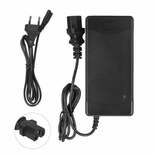 48V-54.6V 2A Charger Triangular Plug Power Adapter Plug Connector for Electric Vehicles Scooters EU Plug