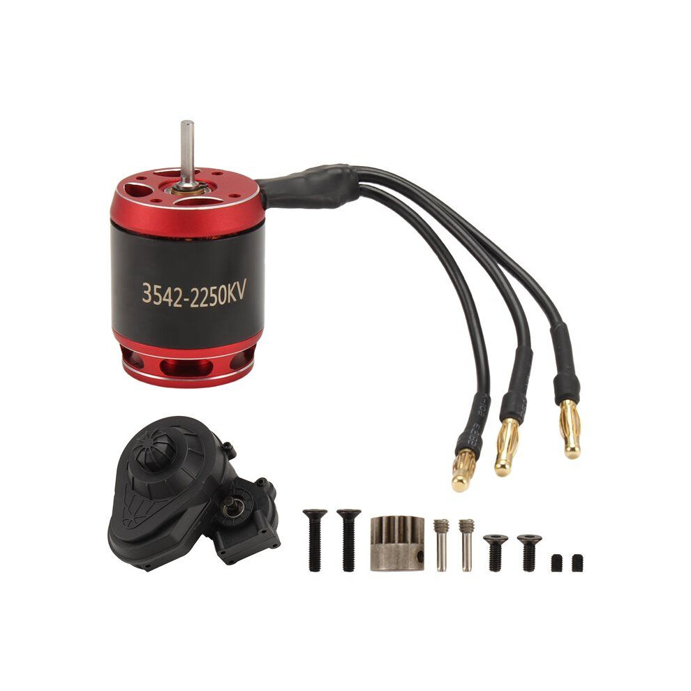Rc 540 Brushless Motor 3542 Rc Crawler Motors With Gear Box For 1/10 Trx6 Axial Scx10 Rc Crawler Car Upgrades Parts B 6032990613230