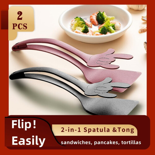 2-in-1 Eierwender – Lebensmittelechtes PP, 2er-Pack 1