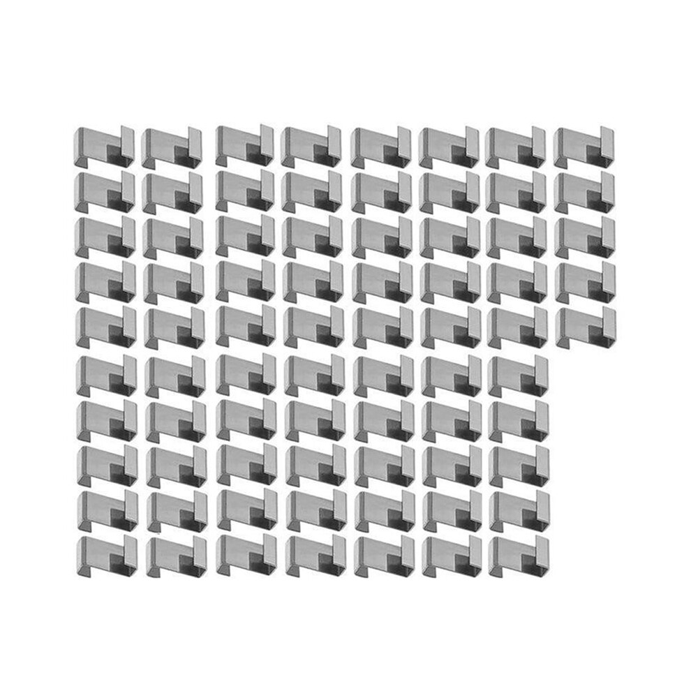 75Pcs Greenhouse Glazing Clips Z-Type Clips Overlap Fixing Replacement Greenhouse Tools Fixing Replacement 4711174223305