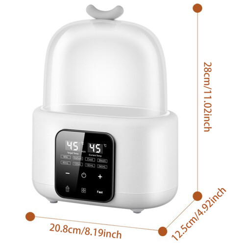 Baby Bottle Warmer Dual Chamber Smart Temperature Control 2
