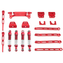 For 1/12 MN82T LC79 MN82S MN82Pro MN82 RC Car Upgrade Pull Rod  Shock Frame Kit RC Car Accessories