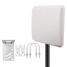 Antenne RFID Plate 915 MHz, Support Métallique, Étanche, Gain Élevé 9 DBi, IoT, Ultra Haute Fréquence Directionnelle, Connecteur N Femelle