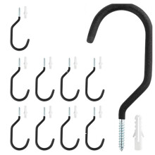 Soporte de Pared para Bicicleta, Ganchos Grandes para Guardar Bicicletas de Carretera, Soportes de Pared para Bicicletas, Ganchos para Garaje.