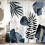 Boho douchegordijn van polyester, 54x70 inch, met haken. 2