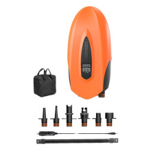 Electric Air Pump Electric Inflator High Volume Air Pump Dual Function Portable Air Compressor for Boats A
