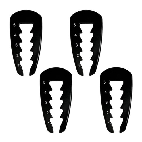4 Pack Adjustable  Tee Height Tool,  Training Aid, Tee Height Setter Adjustable Tees for Mats Tee Height Setter