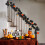 Halloween Pumpkin Garland with Lights Black Orange Maple 8