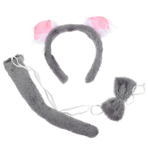 4Sets Vielseitiges Koala Cosplay Set Kuschelige Mit Grau 1