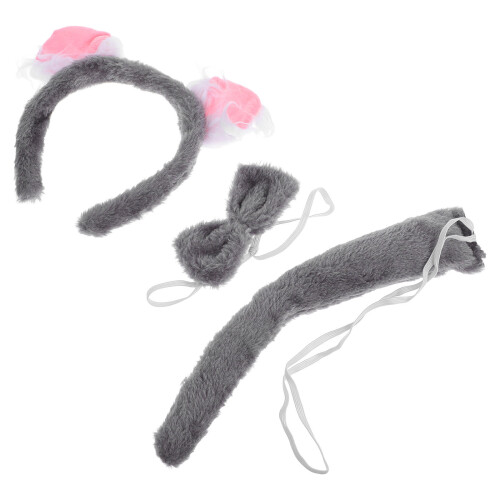 4Sets Vielseitiges Koala Cosplay Set Kuschelige Mit Grau 2