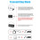 Φορητός πομπός USB Bluetooth5.0 για τηλεόραση, προσαρμογέας ήχου χαμηλής καθυστέρησης 7
