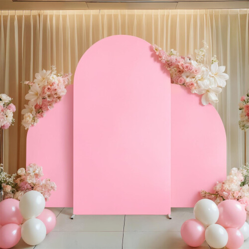 Ensemble de 3 couvre-arches en spandex, extensibles double face 2