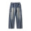 Ανδρικά τζιν παντελόνια Cargo Denim με πολλαπλές τσέπες για καθημερινή χρήση και 3