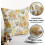 Μαξιλαροθήκες Bumble Bee 16x16, Σετ 2 τεμαχίων, Λουλουδάτο Σχέδιο Ηλίανθου Μαργαρίτα με 3