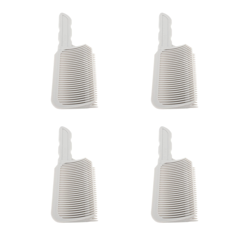 4pcs Heat-Resistant Fade Combs ABS For Barbershop