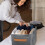Grey Nonwoven Clothing Organizer Stackable Design for Easy Storage 3Pcs 6