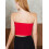 Strapless bandeau top voor dames, dubbellaags, basic casual model. 4