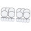 Flying Disc Fan 9.8 inch Foldable White 10 pcs 4