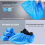 Disposable Non-Slip Shoe Covers Waterproof Recyclable 100 4