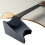 Halsstöd för gitarr, luthierverktyg, svart 6