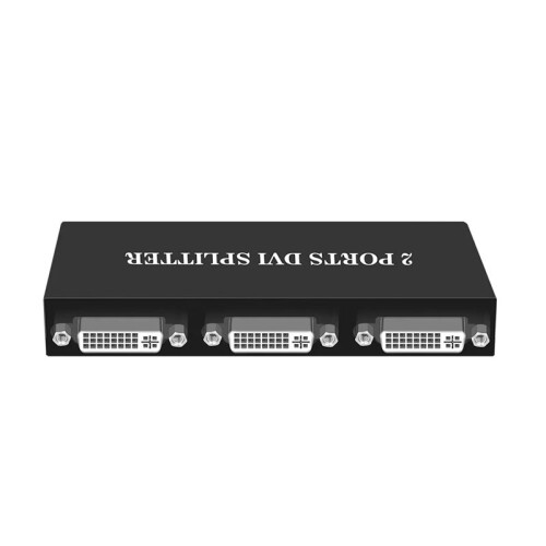DVI Splitter 1X2  Switcher Extender Adapter 1 DVI-D Input and 2 DVI-D Output Dual Display for Display Computer