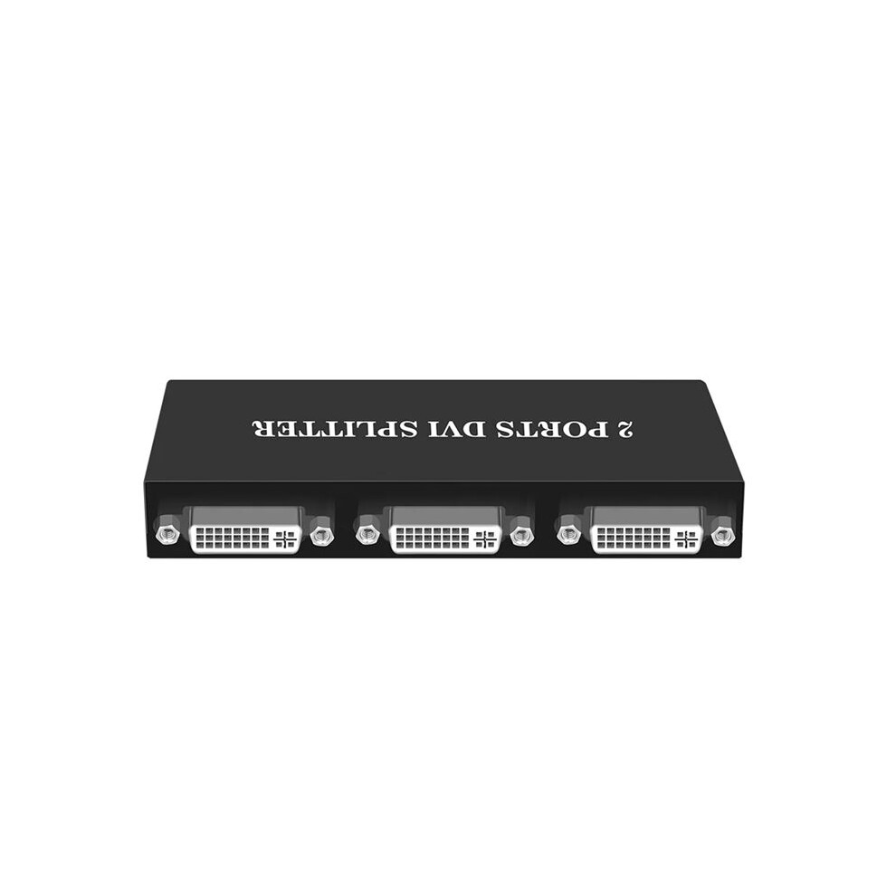 Dvi Splitter 1X2 Switcher Extender Adapter 1 Dvi-D Input And 2 Dvi-D Output Dual Display For Display Computer 6032853689037
