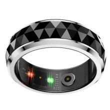 Anillo Inteligente R11, Fidget Spinner, Anillo para Aliviar la Ansiedad con Estuche de Carga para Hombres, Monitor de Salud y Sueño, Resistente Al