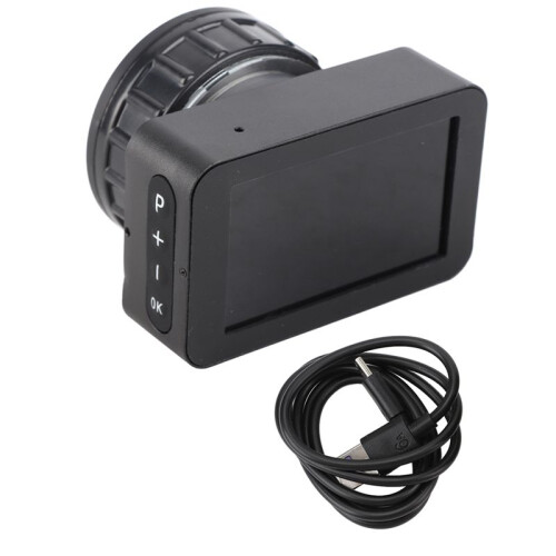 Ocular Eletrônica 4K HD com Tela Colorida de 3 Polegadas Telescópio Astronômico Ocular Eletrônica para 22 mm‑46 mm