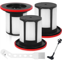 3Pack Filter and Filter Holder Replacement for Cordless Vacuum Cleaner Unlimited 6 Series BKS6111P/BCS611AM