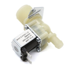 Water Inlet G3/4 12mm Washing Machine Inlet Solenoid Valve Dishwasher Normally Closed Inlet Valve AC220V