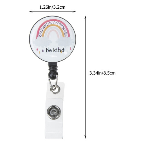 Uitschuifbare badgehouder – ABS, 8,5 cm, 2 stuks 1