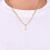 Colar com Pingente da Inicial AZ para Homens, Banhado a Ouro 18K, Corrente Cubana de 4mm e 50cm (20 polegadas), Joia para Presente 7